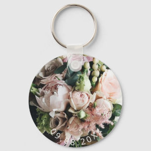 Photo Simple Save the Date Keychain