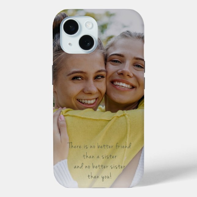 Photo Sister full photo gift Case-Mate iPhone Case (Back)
