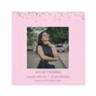 Photo | Social Media | Pink Glitter | QR Code