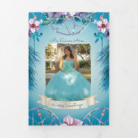 Photo Spanish Turqouise Dream catcher Quinceanera