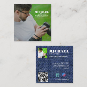 Photo Square Business Card