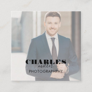 Photo Square Business Card