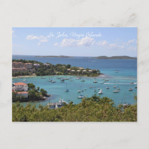 Photo, St. John, Virgin Islands, Ocean, Beach Postcard