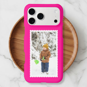 Photo Stamp Style Pink