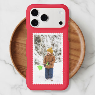 Photo Stamp Style Red