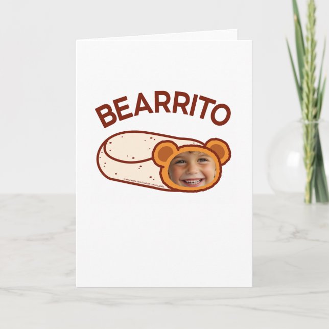 Photo Stand-in BEARRITO Card (Front)