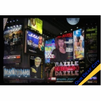 photo stand standing photo sculpture