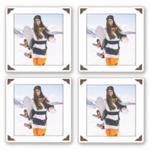 Photo Stickers Vinyl Framed Portrait Collage