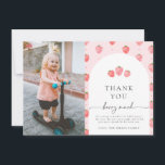 Photo Strawberry Thank You Card<br><div class="desc">Photo Strawberry Birthday Invitation.
Ready to be personalised by you!</div>