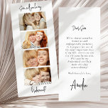 Photo Strip 4 Pictures Bridesmaid Proposal Card<br><div class="desc">Photo Strip 4 Pictures Bridesmaid Proposal Card. Available digitally and printed. Make your bridesmaid to be feel very special with this photobooth style design! Replace the sample pictures with your own fun photos and personalise the words as required.</div>