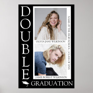 Photo Strip Joint Graduation Welcome Poster