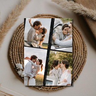 Photo Strip Modern Wedding Save the Date