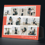 Photo Strips Custom Colour Desktop Plaque<br><div class="desc">Simply personalise with your text and photo(s) and create a one-of-a-kind gift for yourself or someone you love! Background colour can be changed to any colour of your choice!</div>