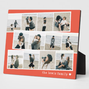 Photo Strips Custom Colour Desktop Plaque