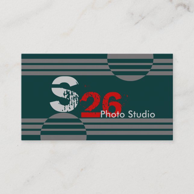 Photo Studio photographer Original Business Cards (Front)