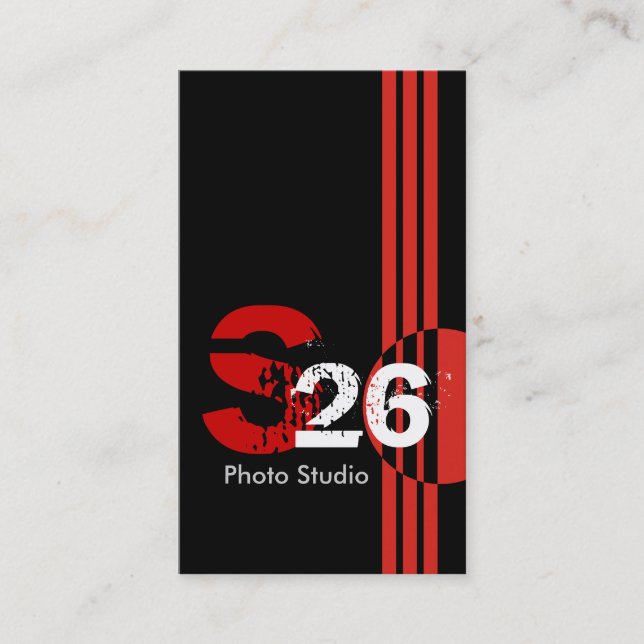Photo Studio photographer Original Business Cards (Front)