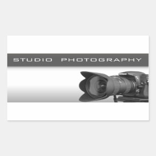 Photo studio rectangular sticker