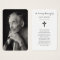 Photo Sympathy Funeral Memorial Prayer Cards