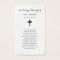 Photo Sympathy Funeral Memorial Prayer Cards