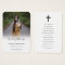 Photo Sympathy Funeral Memorial Prayer Cards