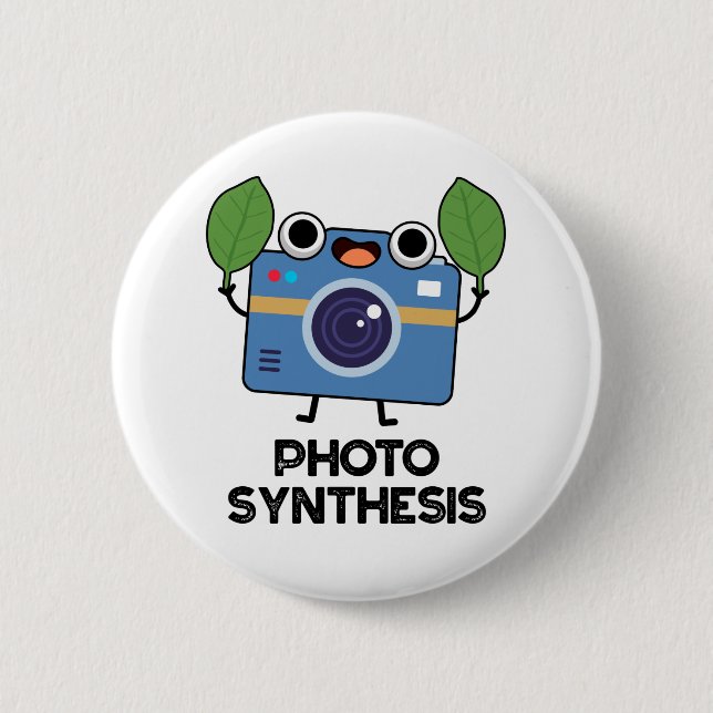Photo Synthesis Funny Camera Pun  6 Cm Round Badge (Front)