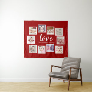 Photo Template 10 Collage Personalised Love Tapestry