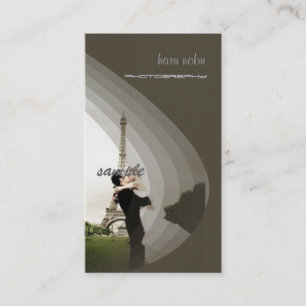 Photo template, add your own business card