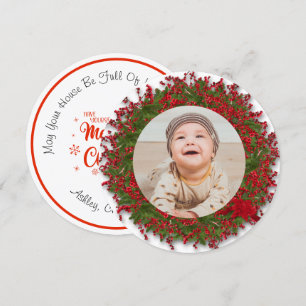 Photo Template Christmas Love & Laughter Card
