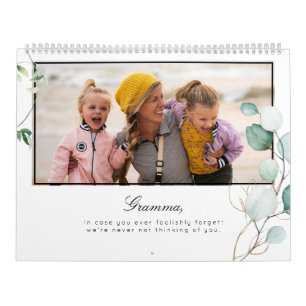 Photo Template Greenery Grandma ID931 Calendar