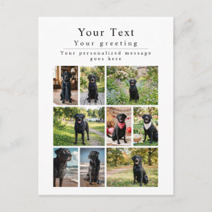 Photo Template Greetings Photo Personalised Postcard