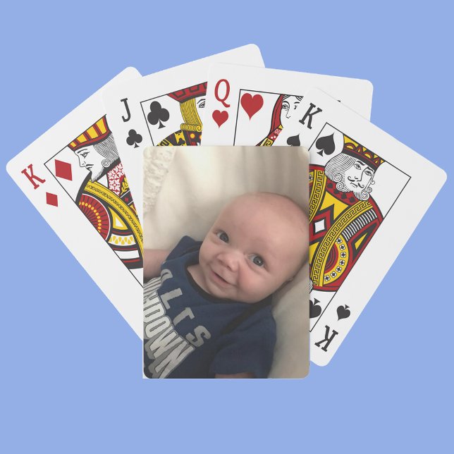 Photo Template Playing Cards Gift Grandma (Creator Uploaded)