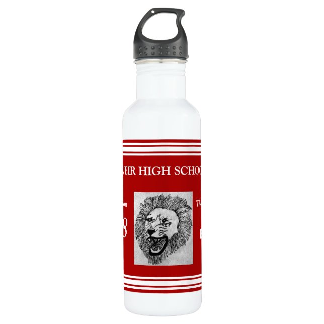 Photo, Text and Colours Class Reunion Water 710 Ml Water Bottle (Front)