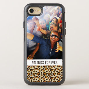 Photo & Text Cheetah skin pattern OtterBox Symmetry iPhone 8/7 Case