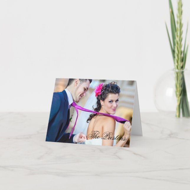 Photo Thank You Card (Front)