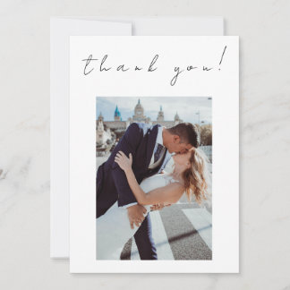 Photo Thank you Card-Twin Flame Wedding Theme- Invitation