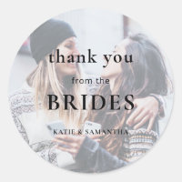 Photo Thank You from Brides Lesbian Wedding