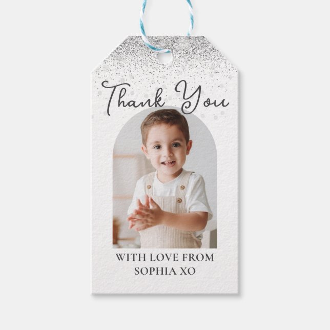 Photo Thank You Gift Tags (Front)