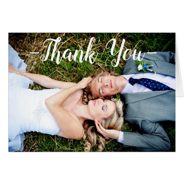 Photo Thank You - Note Card (Front Horizontal)