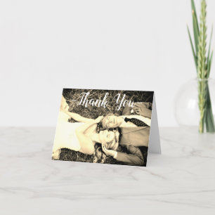 Photo Thank You Sepia - Note Card