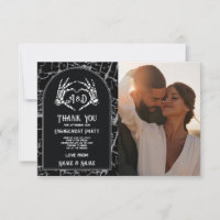 Photo Thank You Wedding Skeleton Hearts Hands