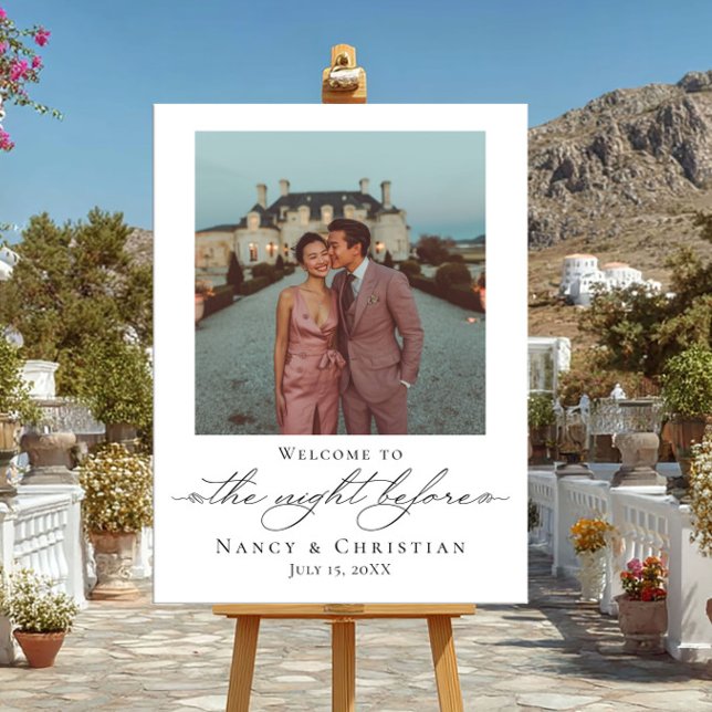 Photo the night before welcome sign (Creator Uploaded)