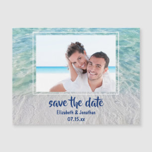 Photo Tropical Beach Destination Save The Date