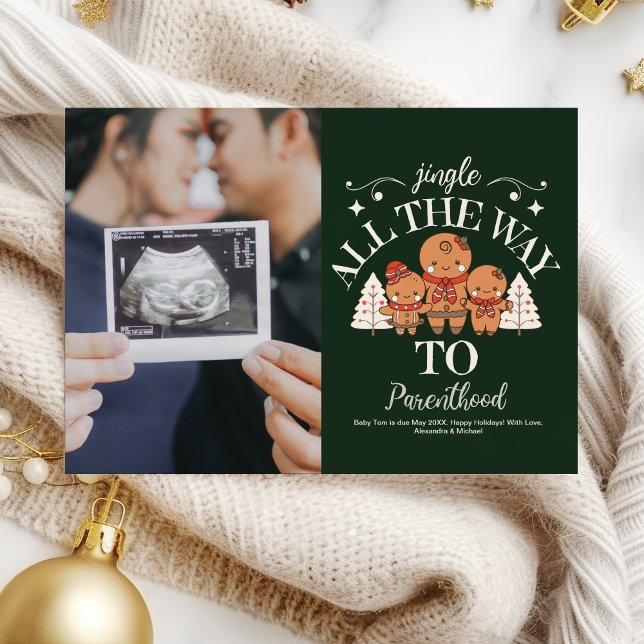 Photo Ultrasound Christmas Pregnancy Announcement (Creator Uploaded)