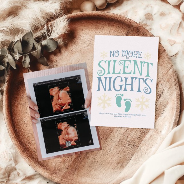 Photo Ultrasound Christmas Pregnancy Announcement (Creator Uploaded)