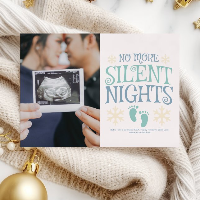 Photo Ultrasound Christmas Pregnancy Announcement (Creator Uploaded)