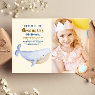 Photo Under the Sea Birthday Invitation
