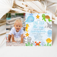 Photo Under the Sea One-der The Sea First Birthday
