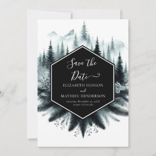 Photo Unique Mountain Wedding Save The Date