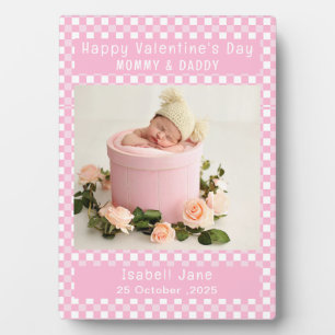 Photo Valentine For Mummy And Daddy New Parents Plaque