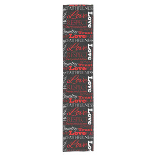 Photo Valentine's Day Word Collage Personalised Short Table Runner